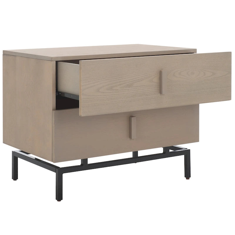 Armoire de rangement grise/noire - 28" W x 18" D x 22" H