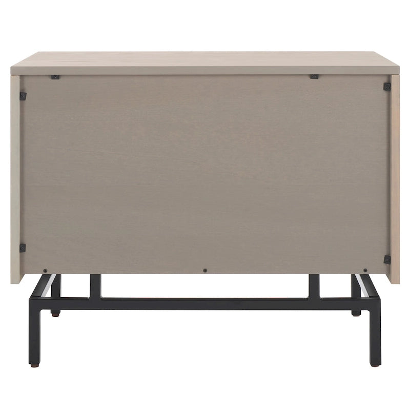 Armario de almacenaje gris/negro - 28" W x 18" D x 22" H