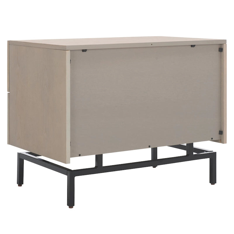 Armario de almacenaje gris/negro - 28" W x 18" D x 22" H