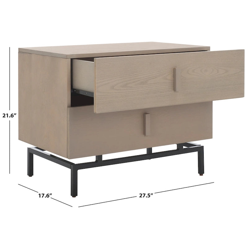 Armario de almacenaje gris/negro - 28" W x 18" D x 22" H