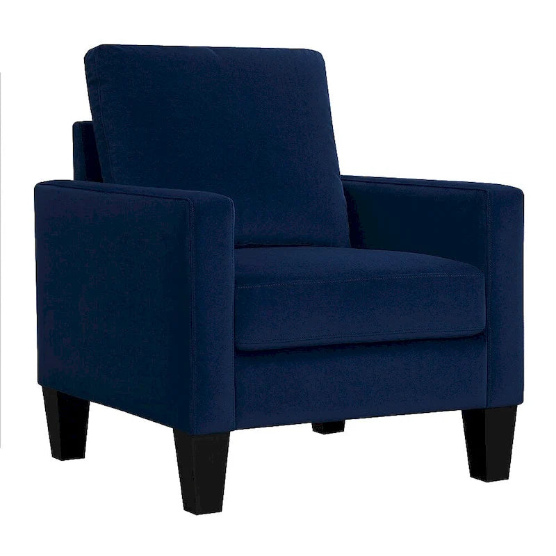 Sillón de poliéster de estilo moderno de mediados de siglo