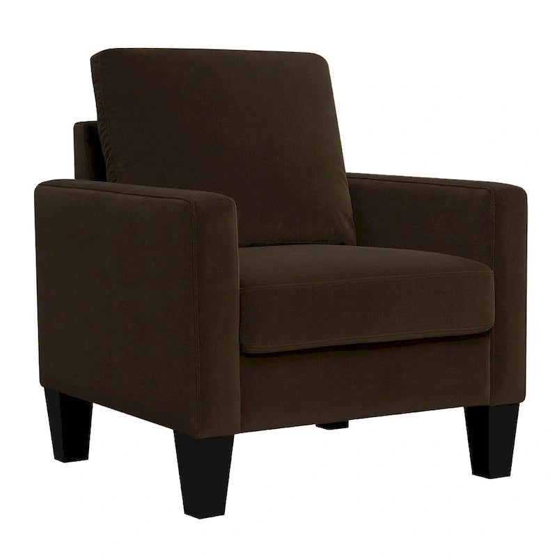 Sillón de poliéster de estilo moderno de mediados de siglo