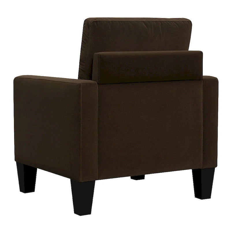 Sillón de poliéster de estilo moderno de mediados de siglo