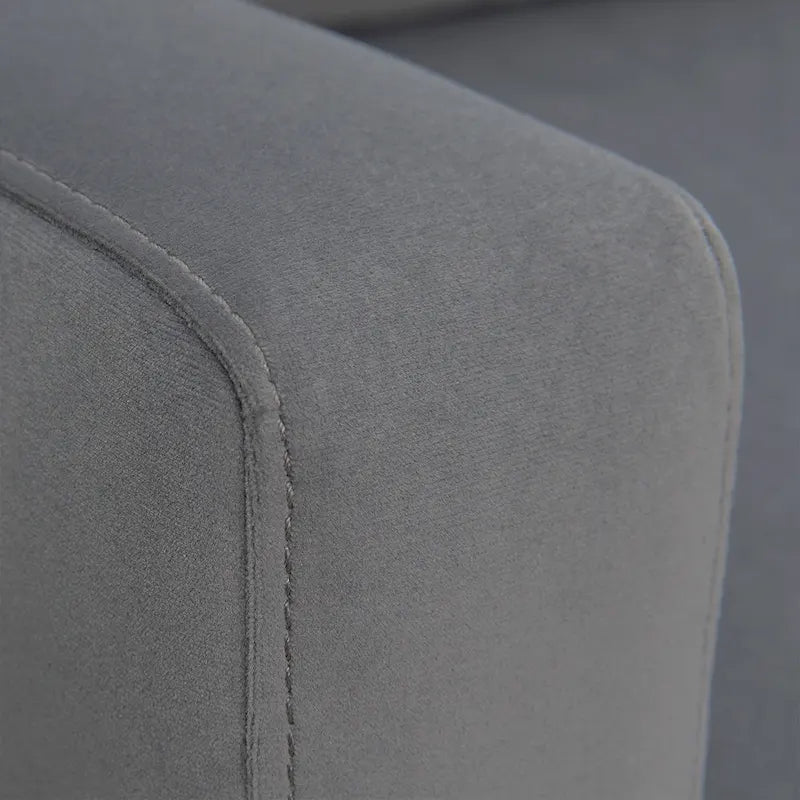 Sillón de poliéster de estilo moderno de mediados de siglo