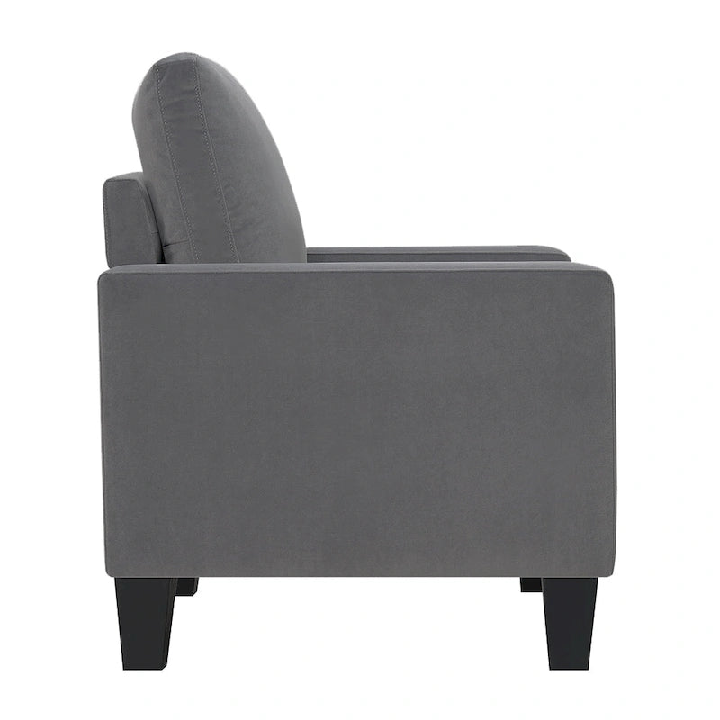 Sillón de poliéster de estilo moderno de mediados de siglo