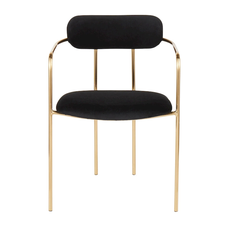 Silla de terciopelo glamorosa (juego de 2)