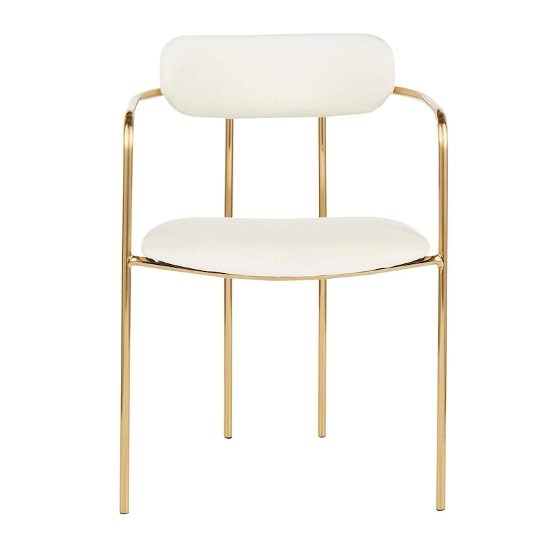 Silla de terciopelo glamorosa (juego de 2)
