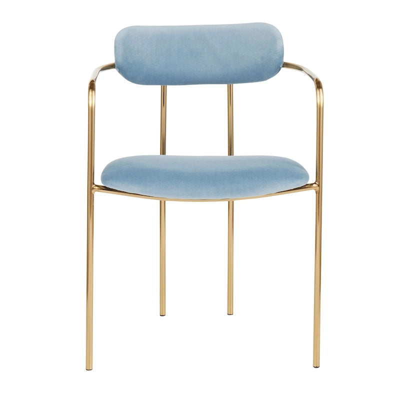 Silla de terciopelo glamorosa (juego de 2)