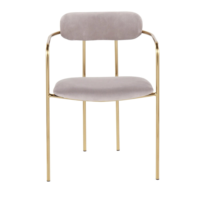 Silla de terciopelo glamorosa (juego de 2)