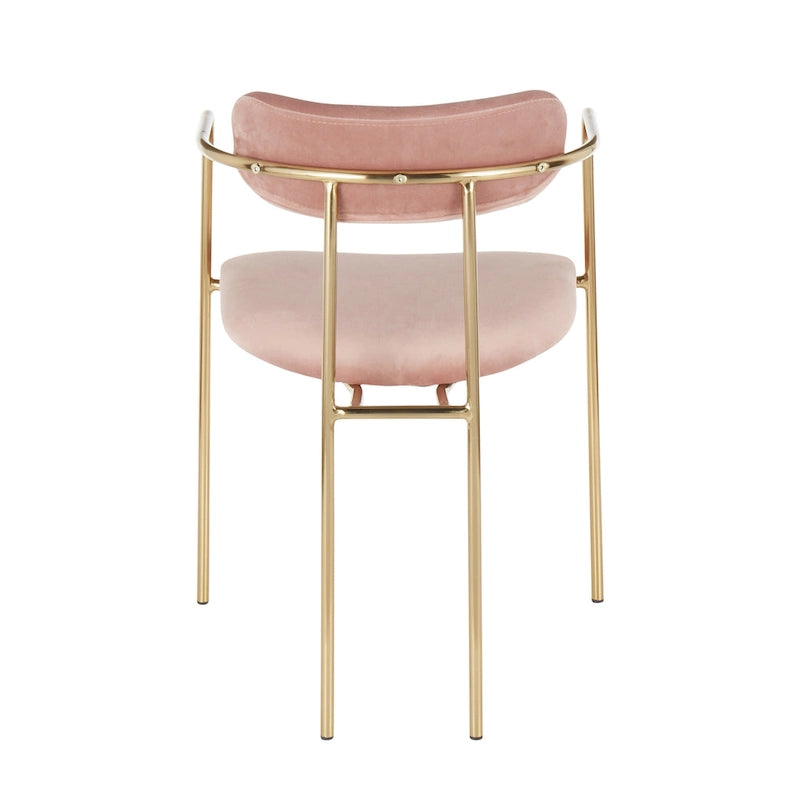 Samtstuhl im Glamour-Stil (2er-Set)