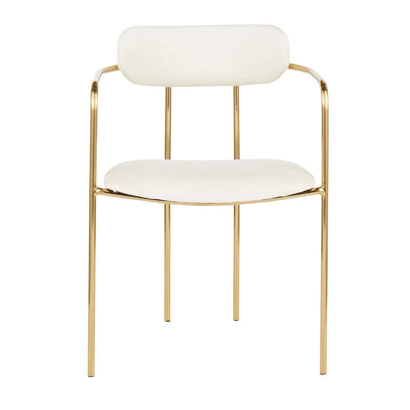 Samtstuhl im Glamour-Stil (2er-Set)