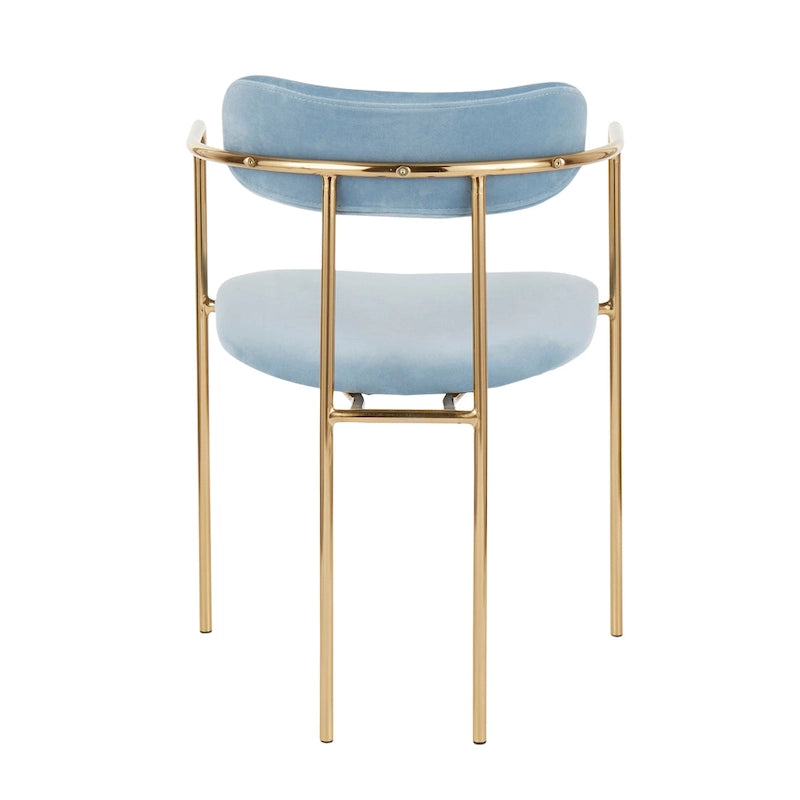 Samtstuhl im Glamour-Stil (2er-Set)