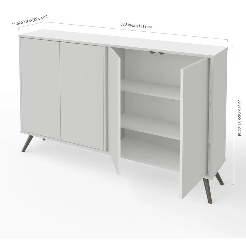 Armoire de rangement de 60 pouces pour petits espaces