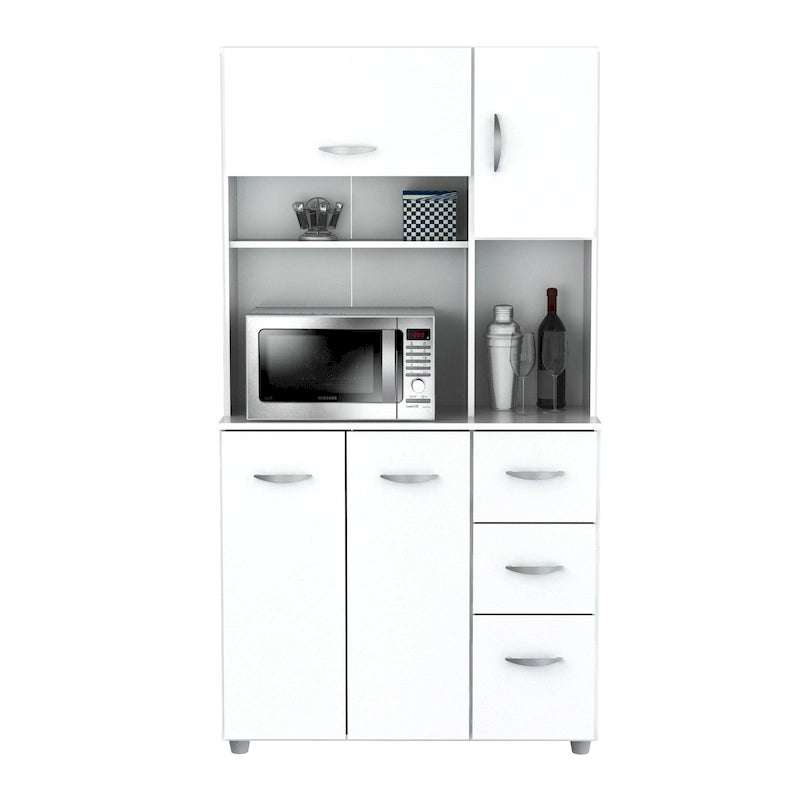 Meuble de rangement blanc pour cuisine