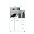 Meuble de rangement blanc pour cuisine