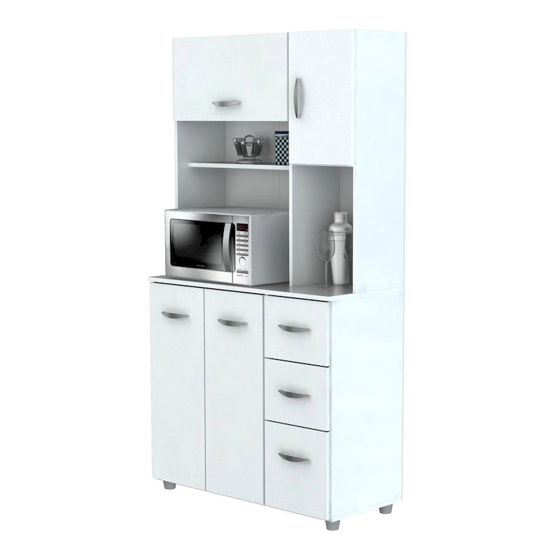 Meuble de rangement blanc pour cuisine