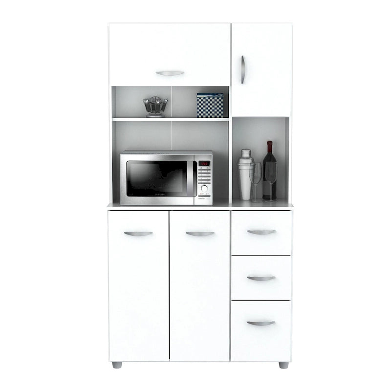 Meuble de rangement blanc pour cuisine