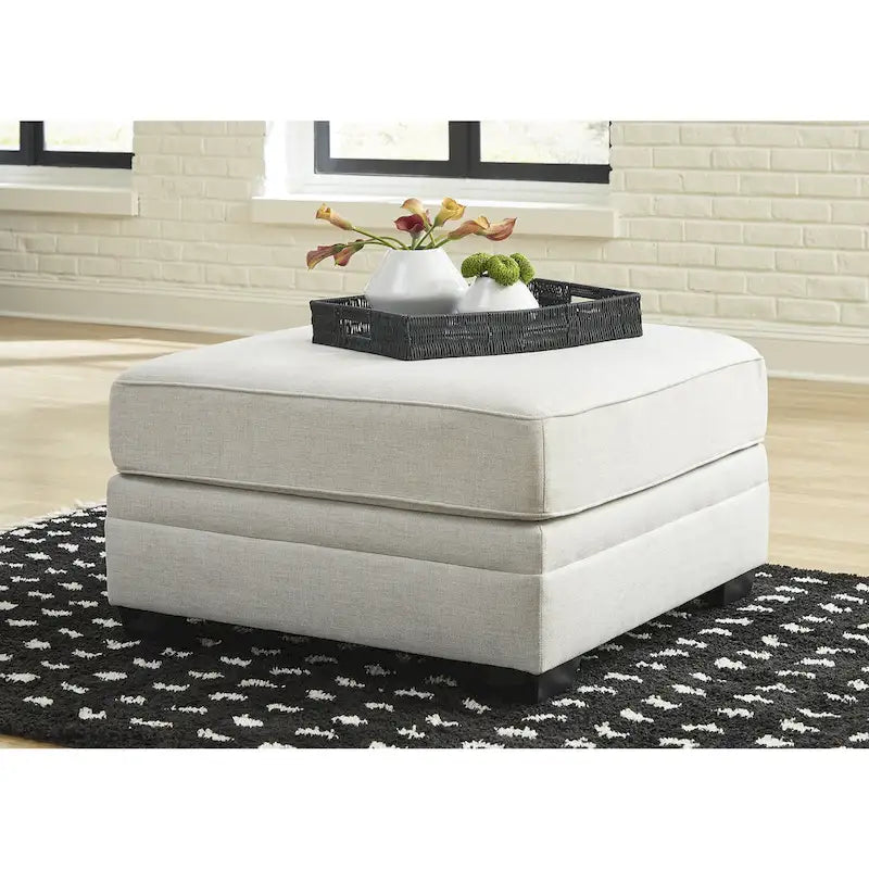 Signature Design by Ashley Huntsworth Gray Oversized Accent Ottoman