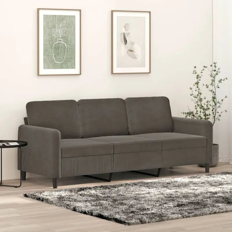 Sillón tapizado de terciopelo con reposabrazos para sala de estar