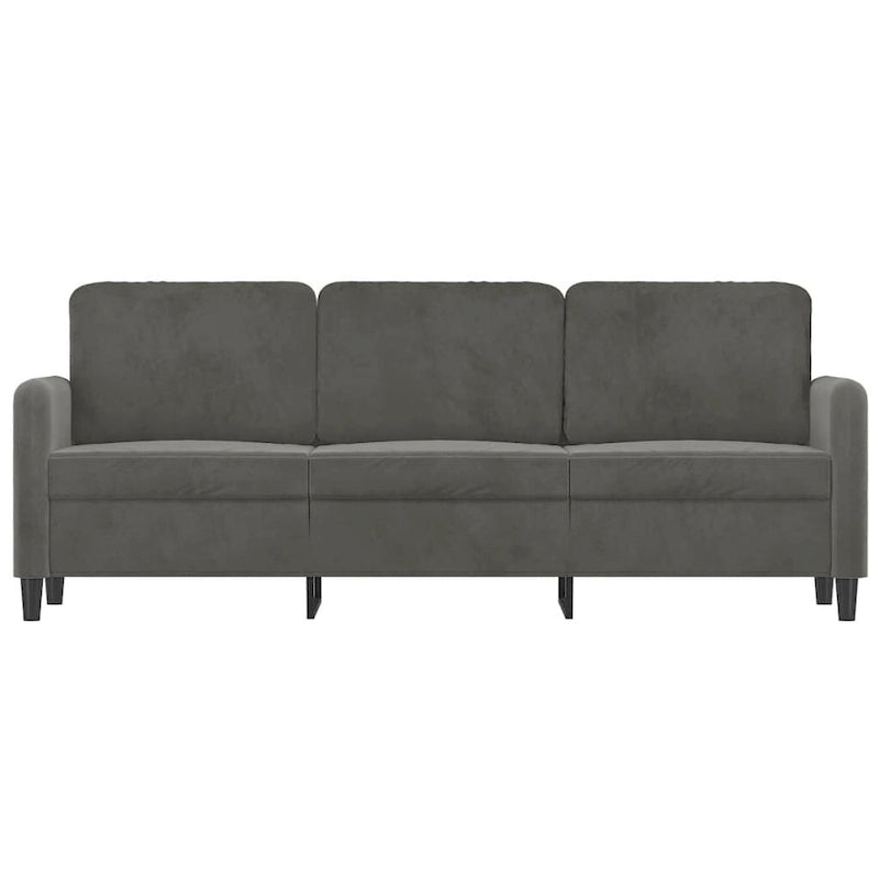 Sillón tapizado de terciopelo con reposabrazos para sala de estar