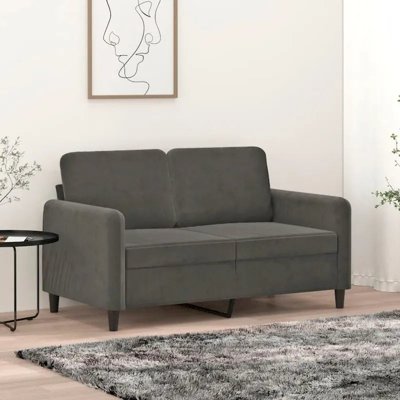 Sillón tapizado de terciopelo con reposabrazos para sala de estar