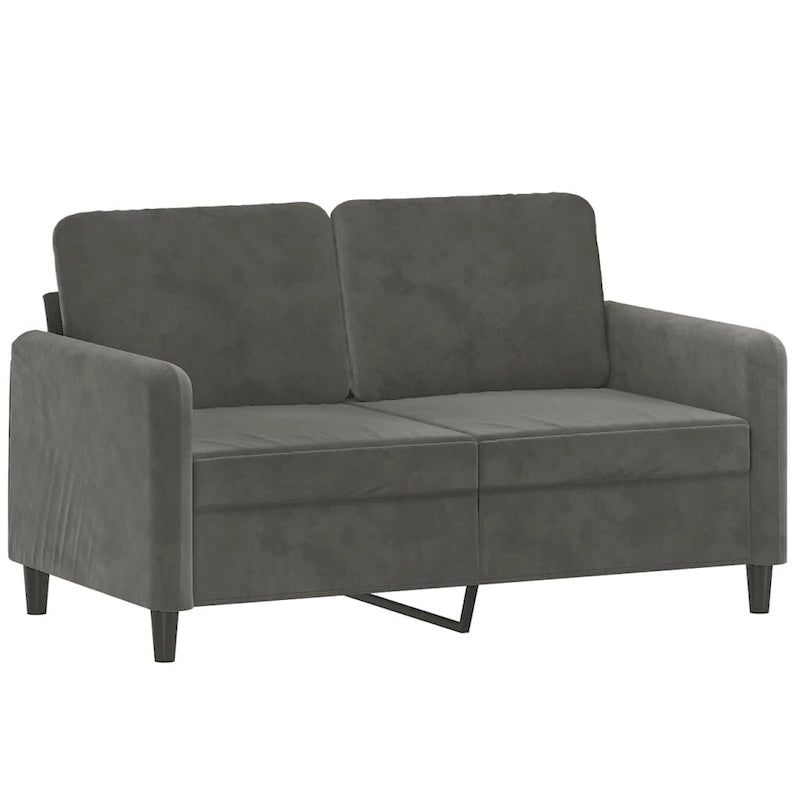 Sillón tapizado de terciopelo con reposabrazos para sala de estar