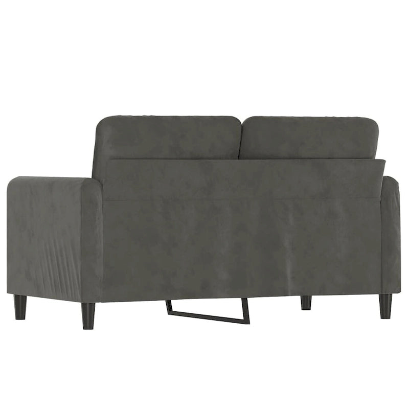 Sillón tapizado de terciopelo con reposabrazos para sala de estar