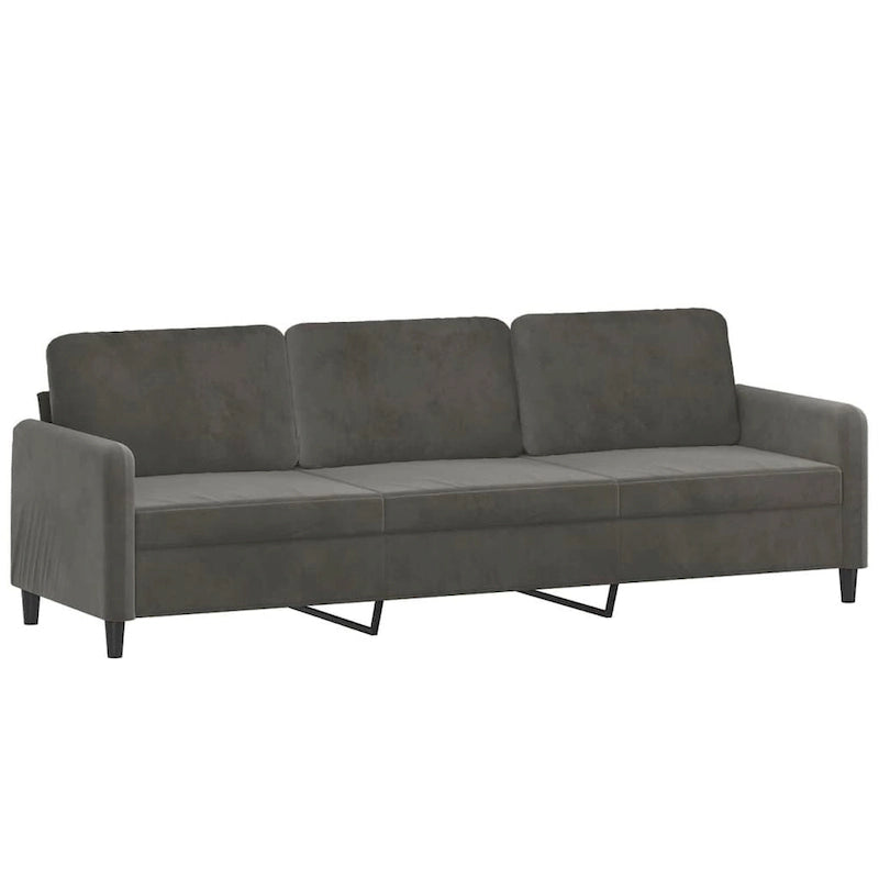 Sillón tapizado de terciopelo con reposabrazos para sala de estar