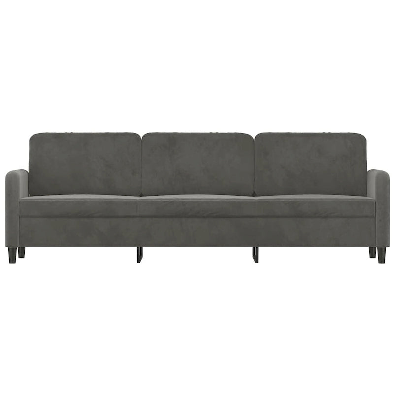 Sillón tapizado de terciopelo con reposabrazos para sala de estar