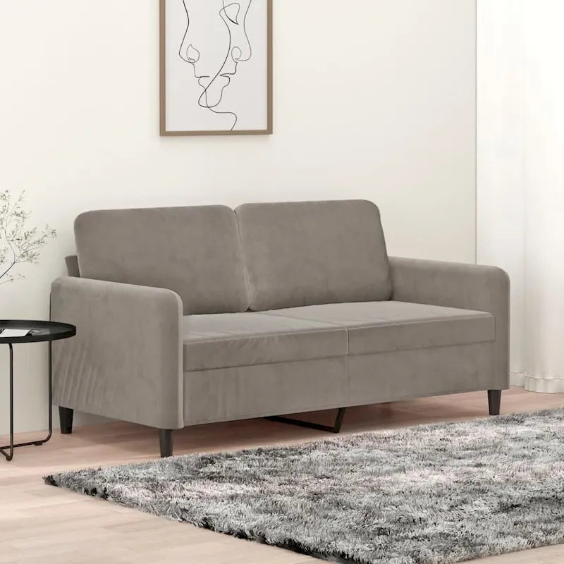 Sillón tapizado de terciopelo con reposabrazos para sala de estar