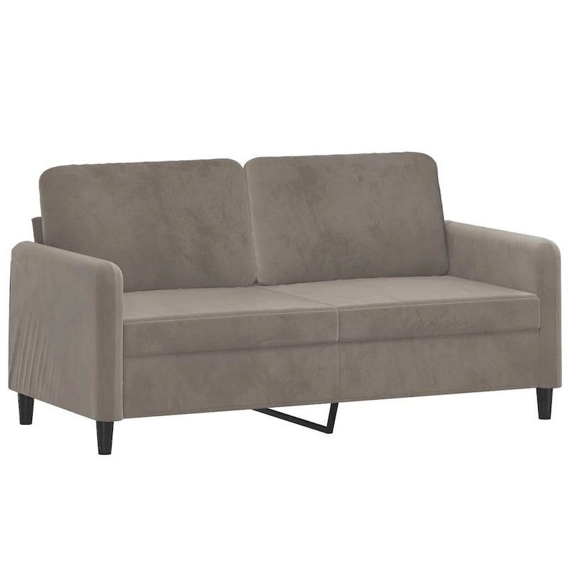 Sillón tapizado de terciopelo con reposabrazos para sala de estar