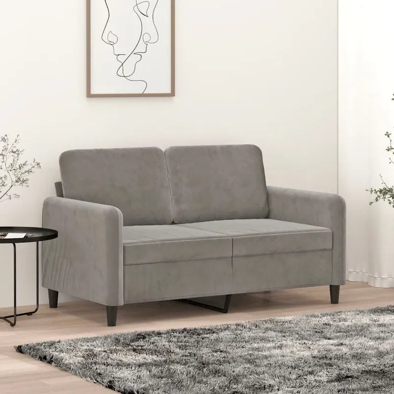 Sillón tapizado de terciopelo con reposabrazos para sala de estar