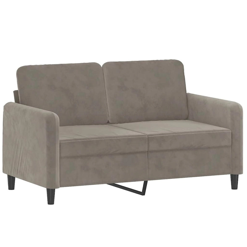 Sillón tapizado de terciopelo con reposabrazos para sala de estar