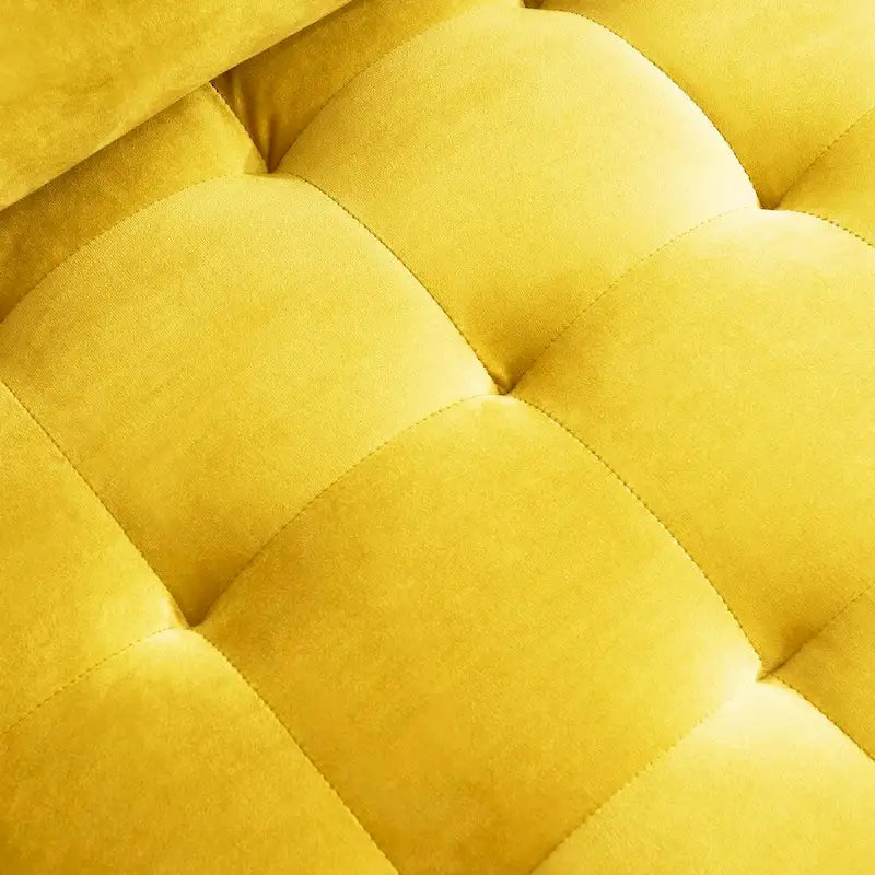 Sofá de tela de terciopelo