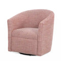 Fauteuil tonneau pivotant en polyester