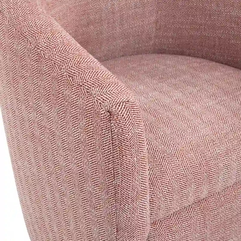 Fauteuil tonneau pivotant en polyester