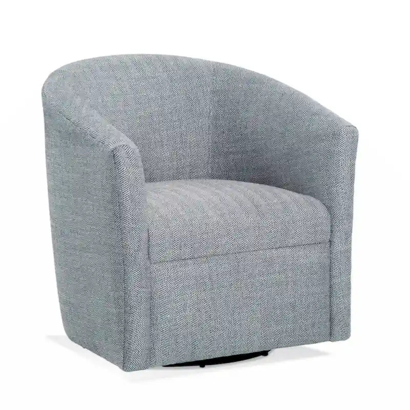 Fauteuil tonneau pivotant en polyester