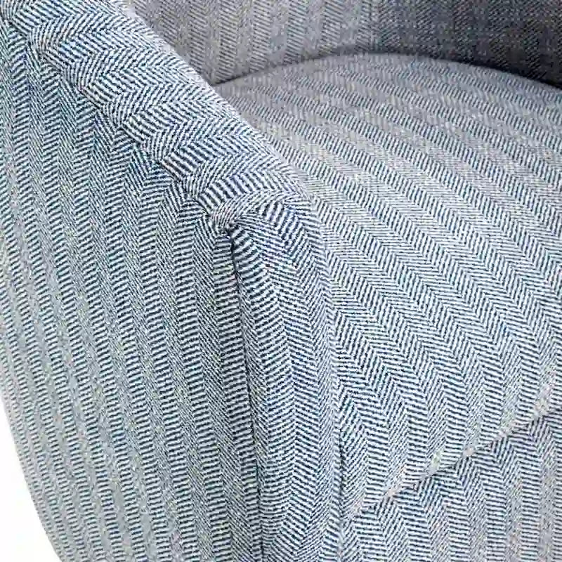 Fauteuil tonneau pivotant en polyester