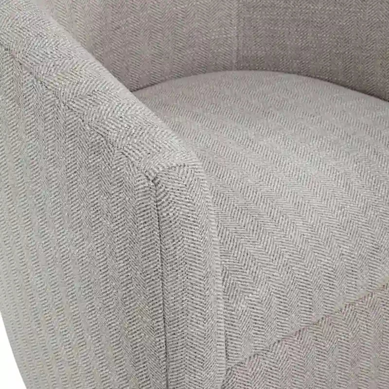 Fauteuil tonneau pivotant en polyester
