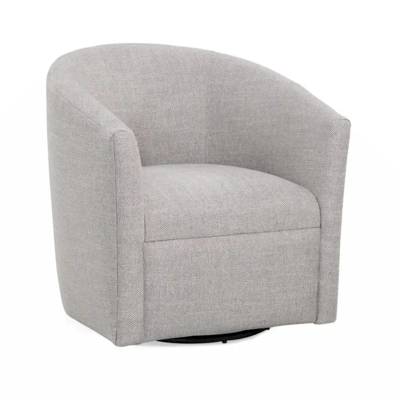 Fauteuil tonneau pivotant en polyester