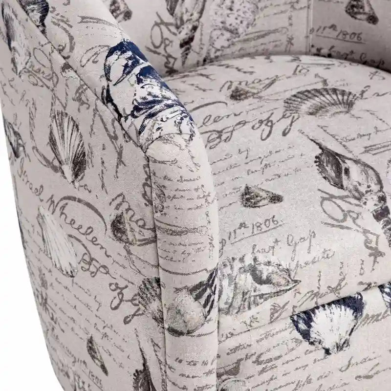 Fauteuil tonneau pivotant en polyester