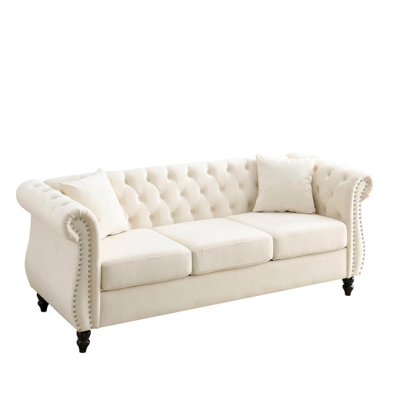 Sala de estar con sofá gris