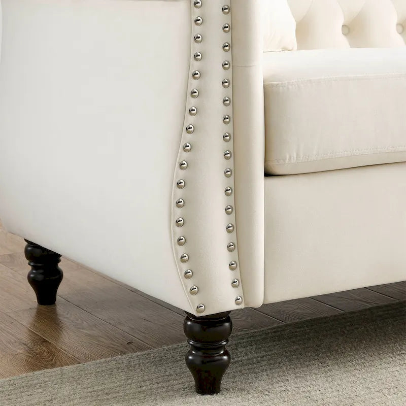Sala de estar con sofá gris