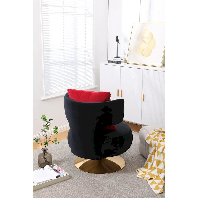 Fauteuil d’appoint pivotant pour salon ou chambre