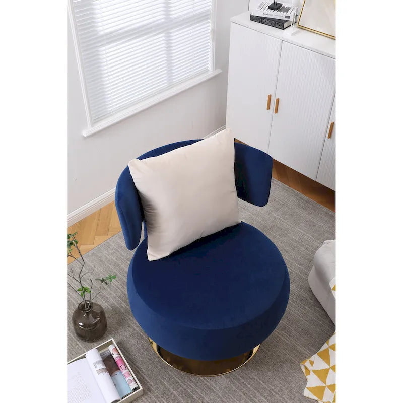 Fauteuil d’appoint pivotant pour salon ou chambre