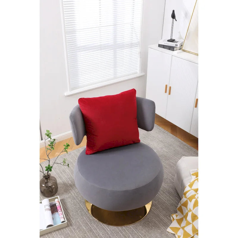 Fauteuil d’appoint pivotant pour salon ou chambre