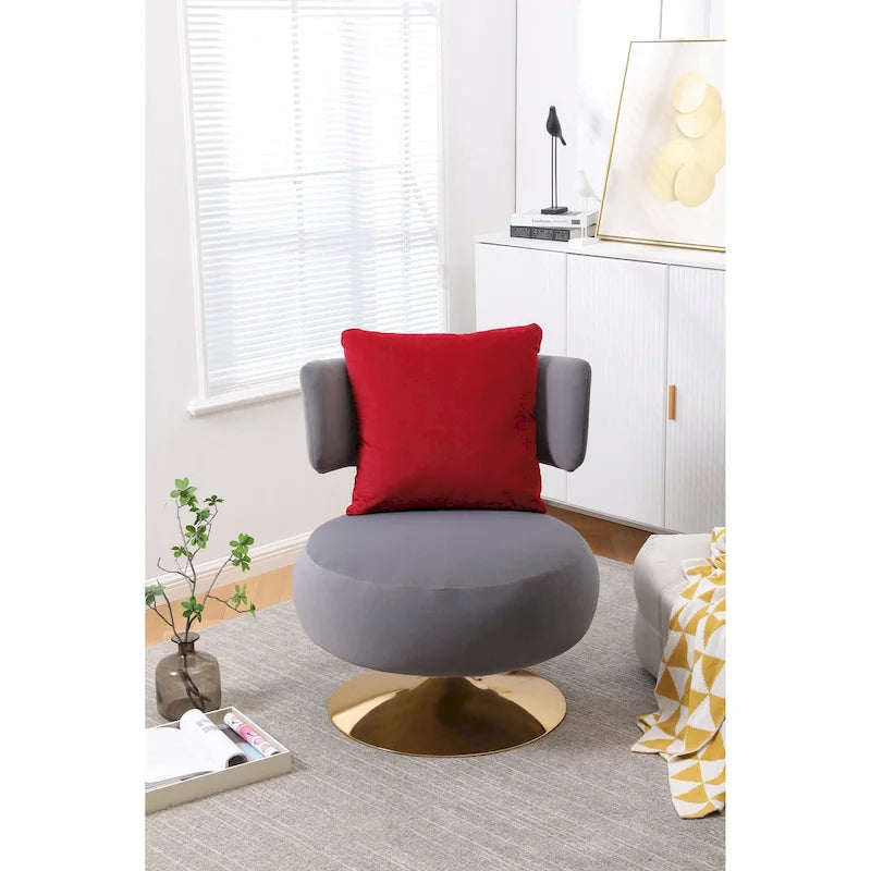 Fauteuil d’appoint pivotant pour salon ou chambre