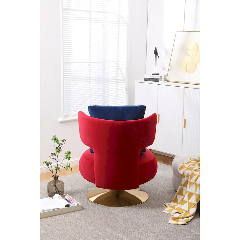 Fauteuil d’appoint pivotant pour salon ou chambre