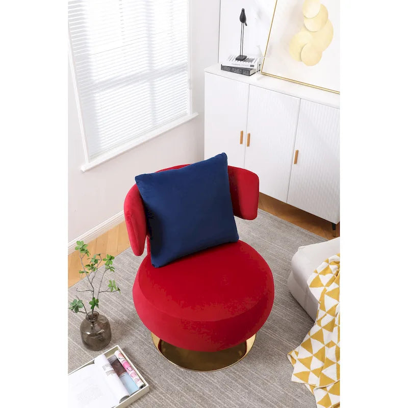 Fauteuil d’appoint pivotant pour salon ou chambre