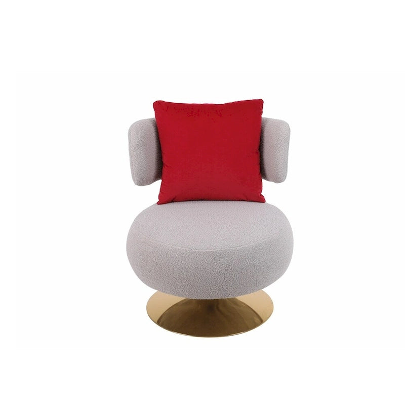 Fauteuil d’appoint pivotant pour salon ou chambre